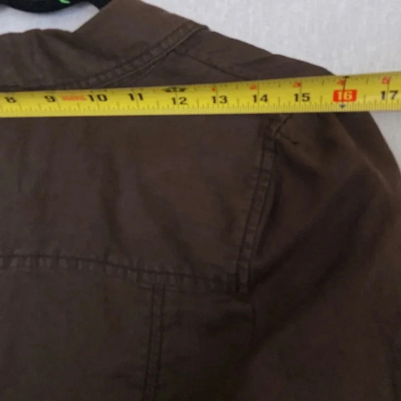 Calvin Klein 100% linen belted button lightweight  jacket coat Sz S - Picture 12 of 14